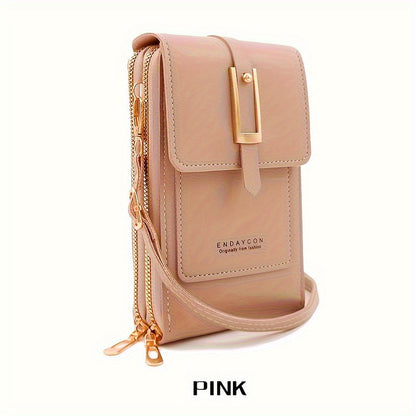 Women's Wallet – PU Leather, Adjustable Strap, Mini – alternate view