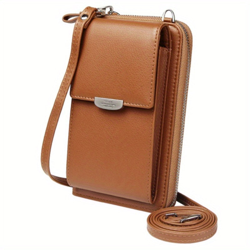 Women's Wallet – PU Leather, Adjustable Strap – alternate view