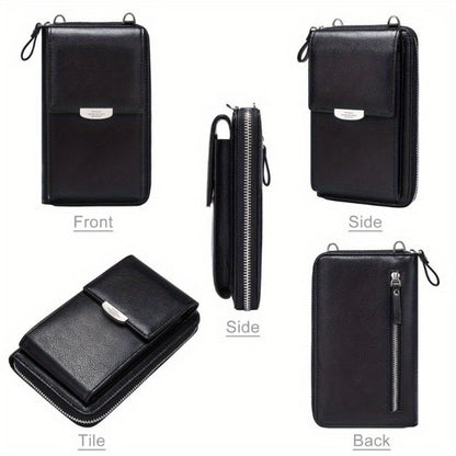 Women's Wallet – PU Leather, Adjustable Strap – detail view 11