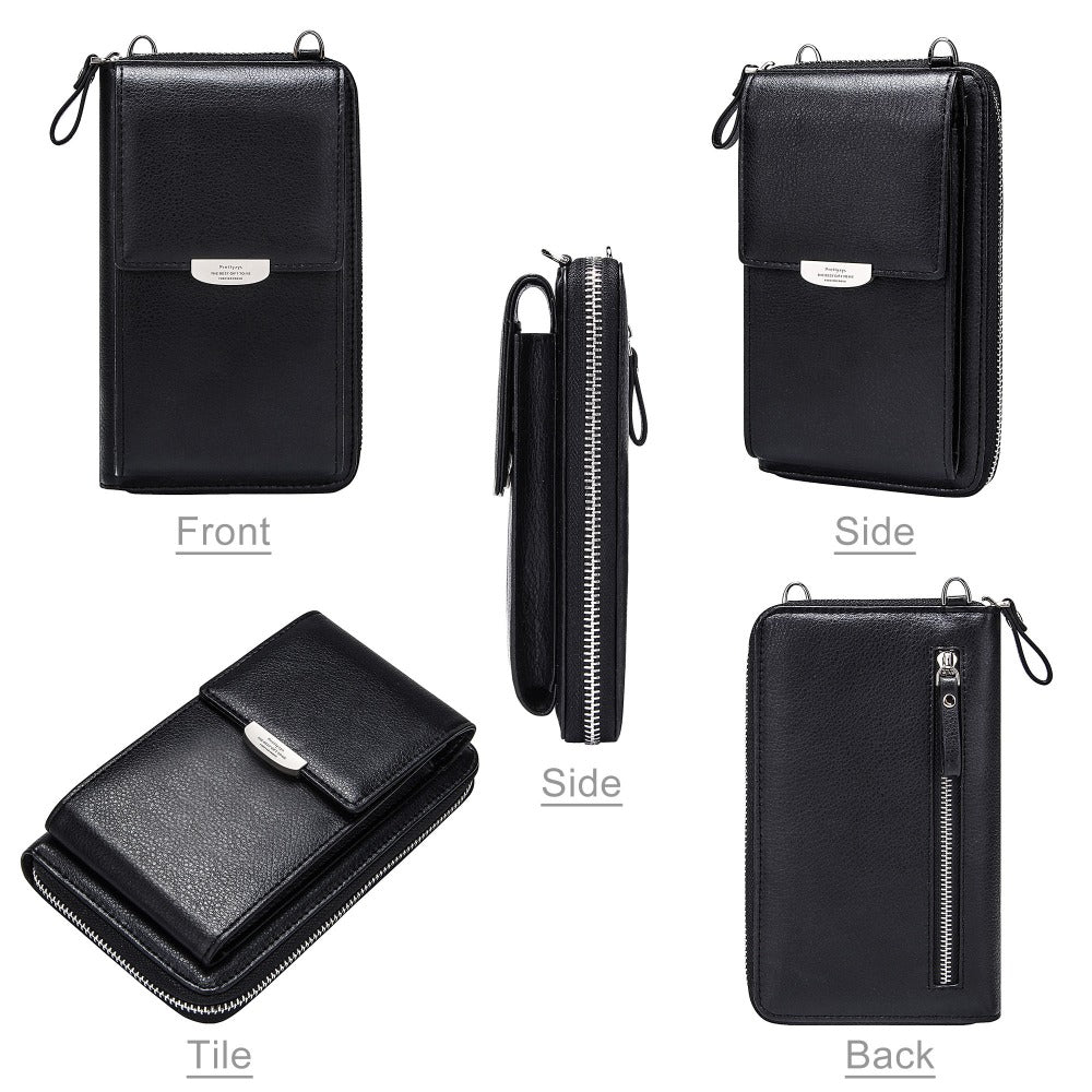 Women's Wallet – PU Leather, Adjustable Strap – detail view 19