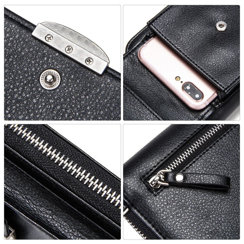 Women's Wallet – PU Leather, Adjustable Strap – detail view 20