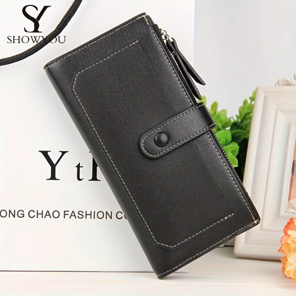 Women's Wallet – PU Leather, Large Capacity – detail view 2