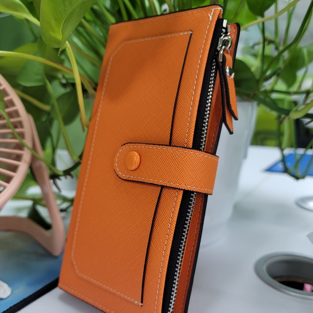 Women's Wallet – PU Leather, Large Capacity – alternate view
