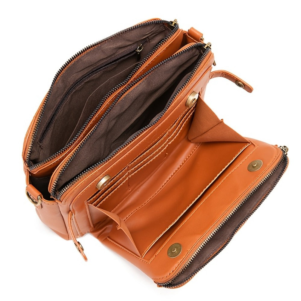 Women's Wallet – PU Leather, Three Tier Pu Leather Clutch – detail view 15