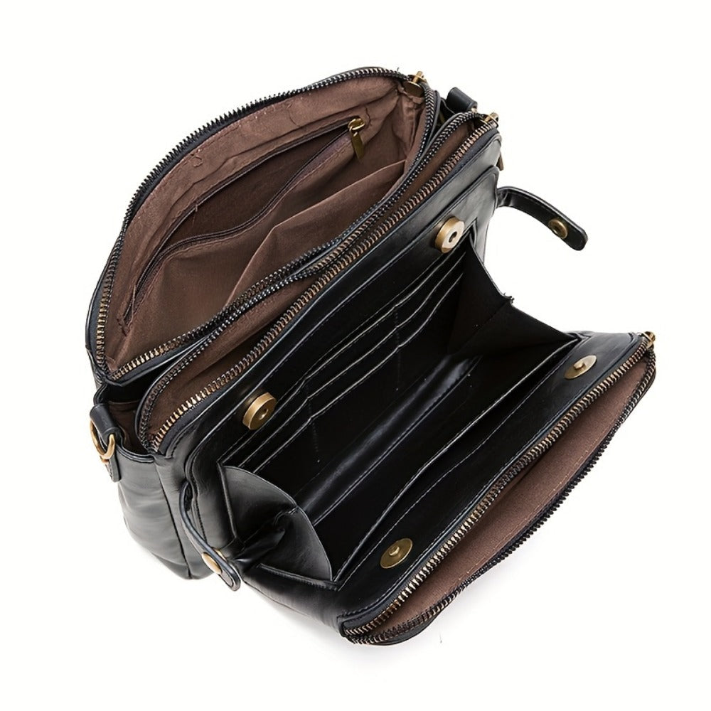 Women's Wallet – PU Leather, Three Tier Pu Leather Clutch – detail view 7