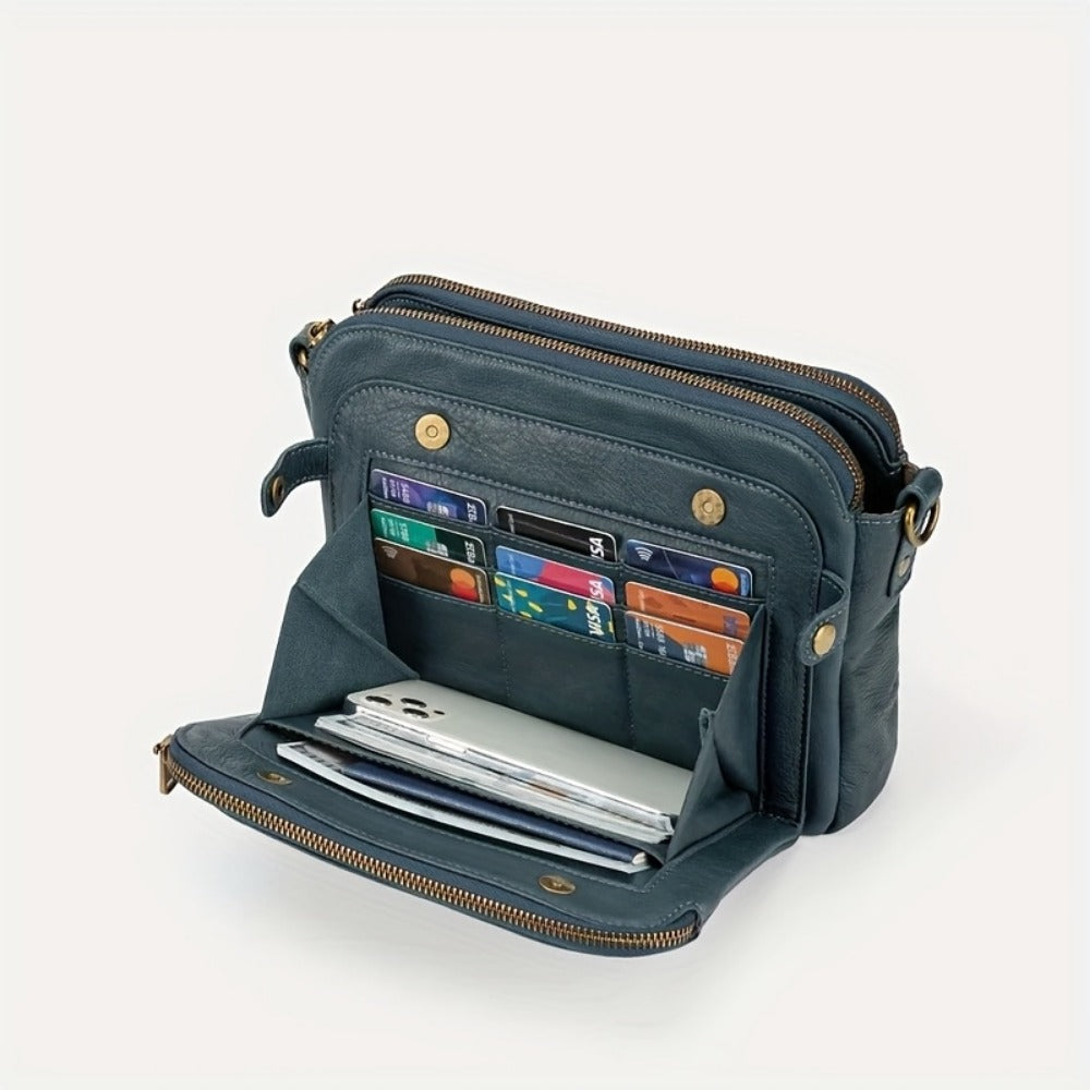 Women's Wallet – PU Leather, Three Tier Pu Leather Clutch – detail view 8
