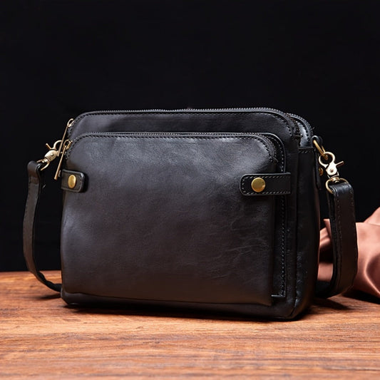 Women's Wallet – PU Leather, Three Tier Pu Leather Clutch – front view