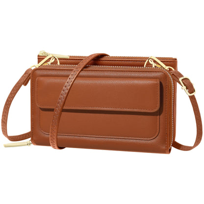 Women's Wallet – 13 Colors, PU Leather, Mini, Adjustable Strap – alternate view