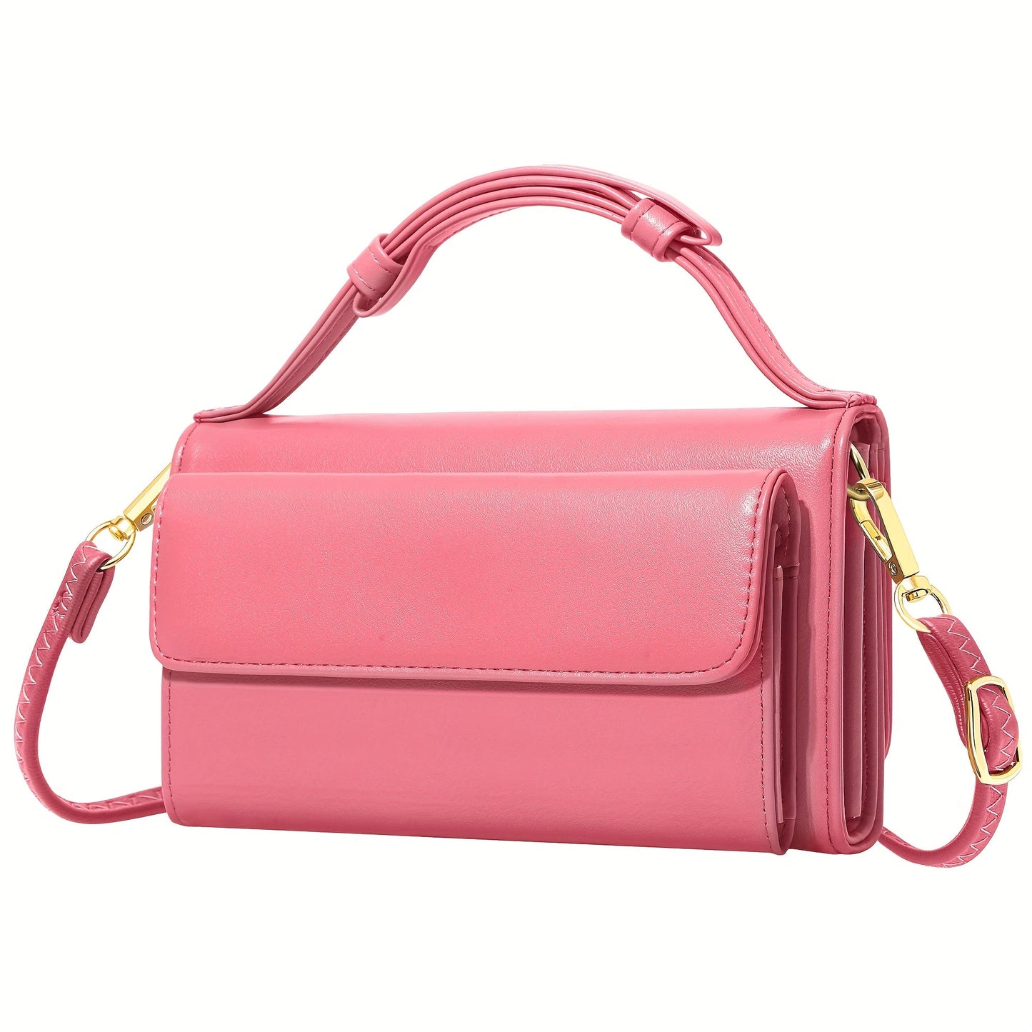 Women's Wallet – 13 Colors, PU Leather, Mini, Adjustable Strap – detail view 4