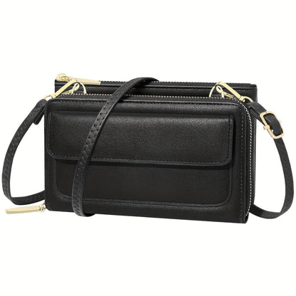 Women's Wallet – 13 Colors, PU Leather, Mini, Adjustable Strap – detail view 16