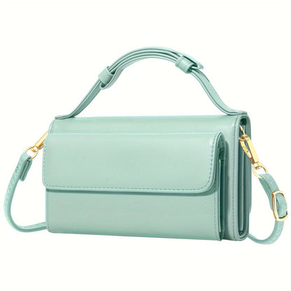 Women's Wallet – 13 Colors, PU Leather, Mini, Adjustable Strap – detail view 5