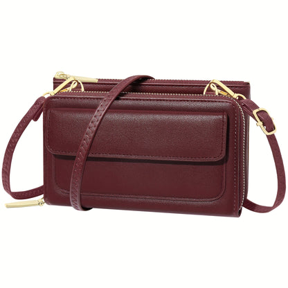 Women's Wallet – 13 Colors, PU Leather, Mini, Adjustable Strap – detail view 32
