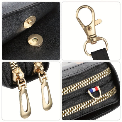 Women's Wallet – PU Leather, Mini, Adjustable Strap – detail view 4
