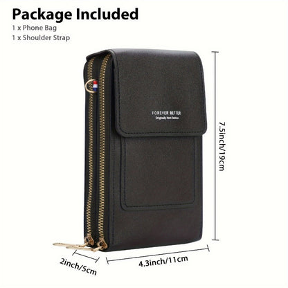 Women's Wallet – PU Leather, Mini, Adjustable Strap – detail view 9