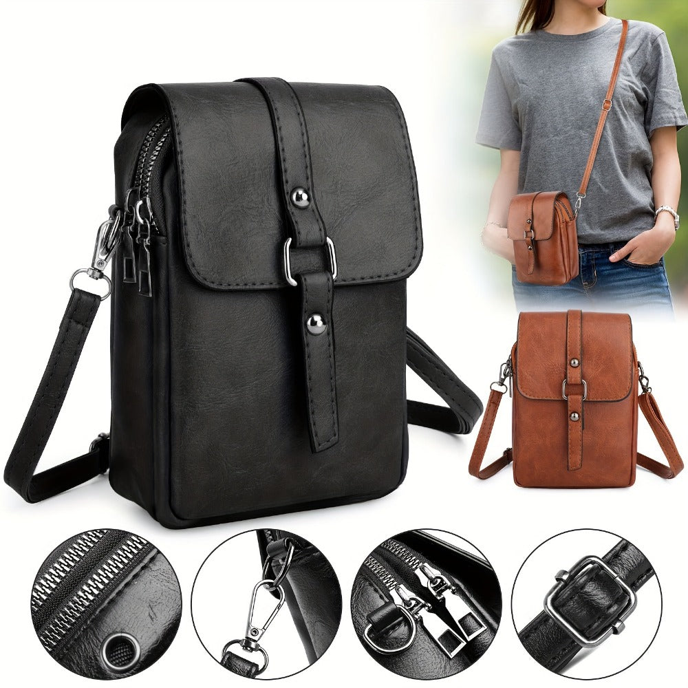Women's Wallet – PU Leather, Mini, Adjustable Strap – detail view 2