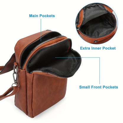 Women's Wallet – PU Leather, Mini, Adjustable Strap – detail view 8
