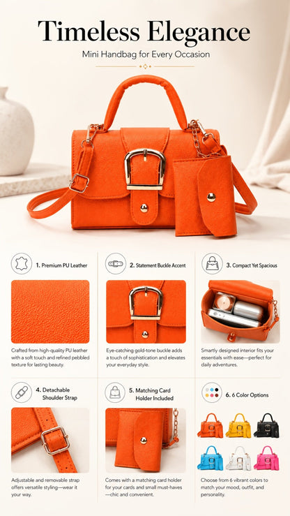 Women's Wallet – PU Leather, Mini – detail view 10