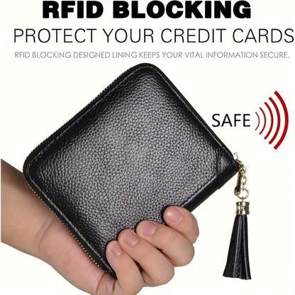Women's Wallet – PU Leather, RFID Blocking, Compact – detail view 3