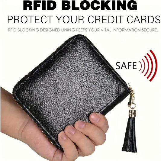 Women's Wallet – PU Leather, RFID Blocking, Compact – detail view 3