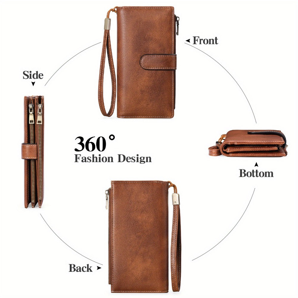 Women's Wallet – PU Leather, RFID Blocking – detail view 16
