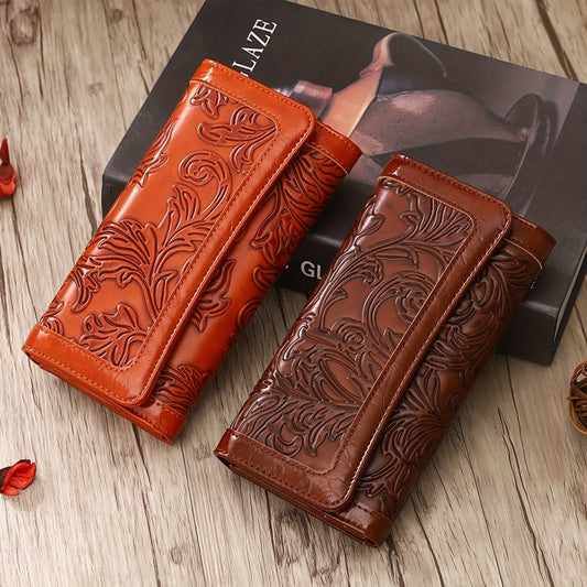 Women's Wallet – PU Leather, RFID Blocking – front view