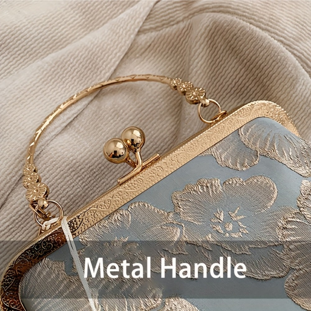 Women's Wallet – Retro Ethnic Evening Metal Chain – detail view 19