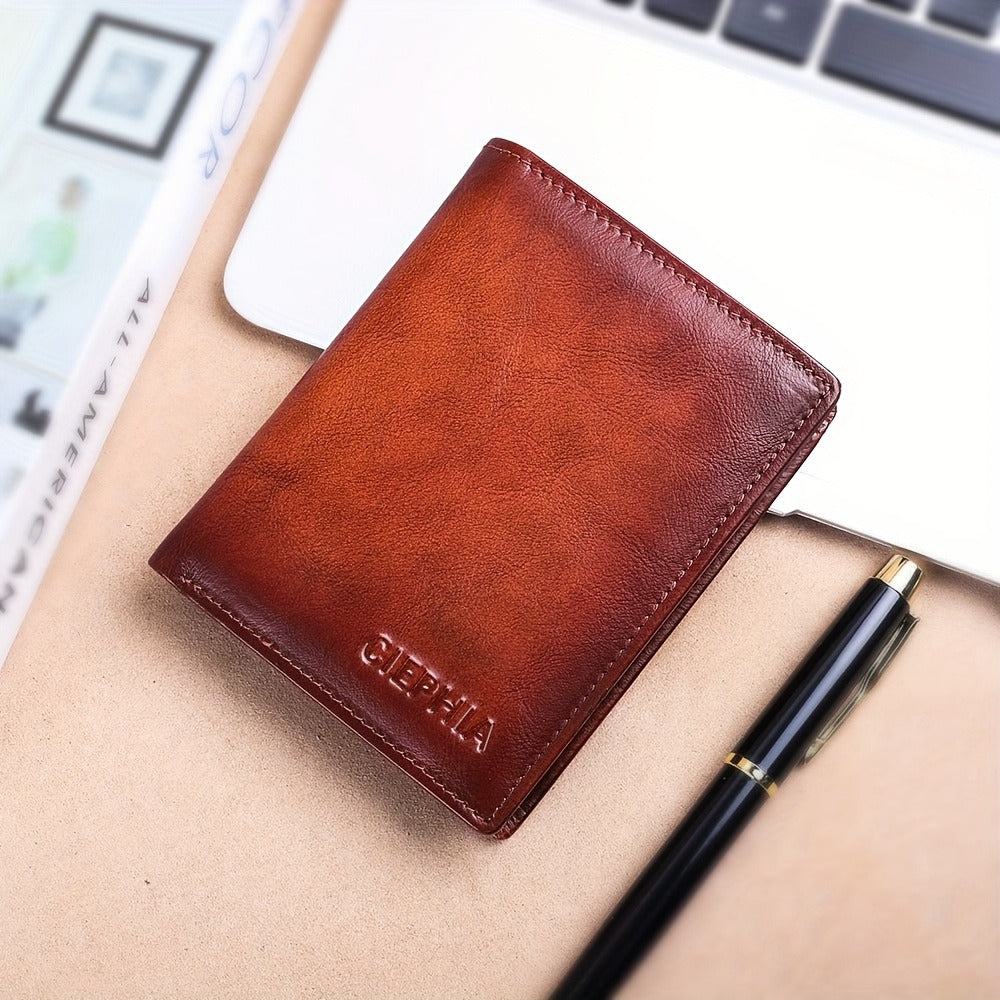 Women's Wallet – RFID Blocking, Card Slots Vintage Leather Rfid – detail view 9