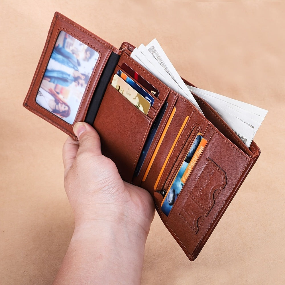 Women's Wallet – RFID Blocking, Card Slots Vintage Leather Rfid – detail view 11