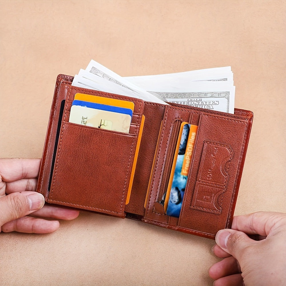 Women's Wallet – RFID Blocking, Card Slots Vintage Leather Rfid – detail view 12