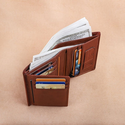 Women's Wallet – RFID Blocking, Card Slots Vintage Leather Rfid – detail view 13