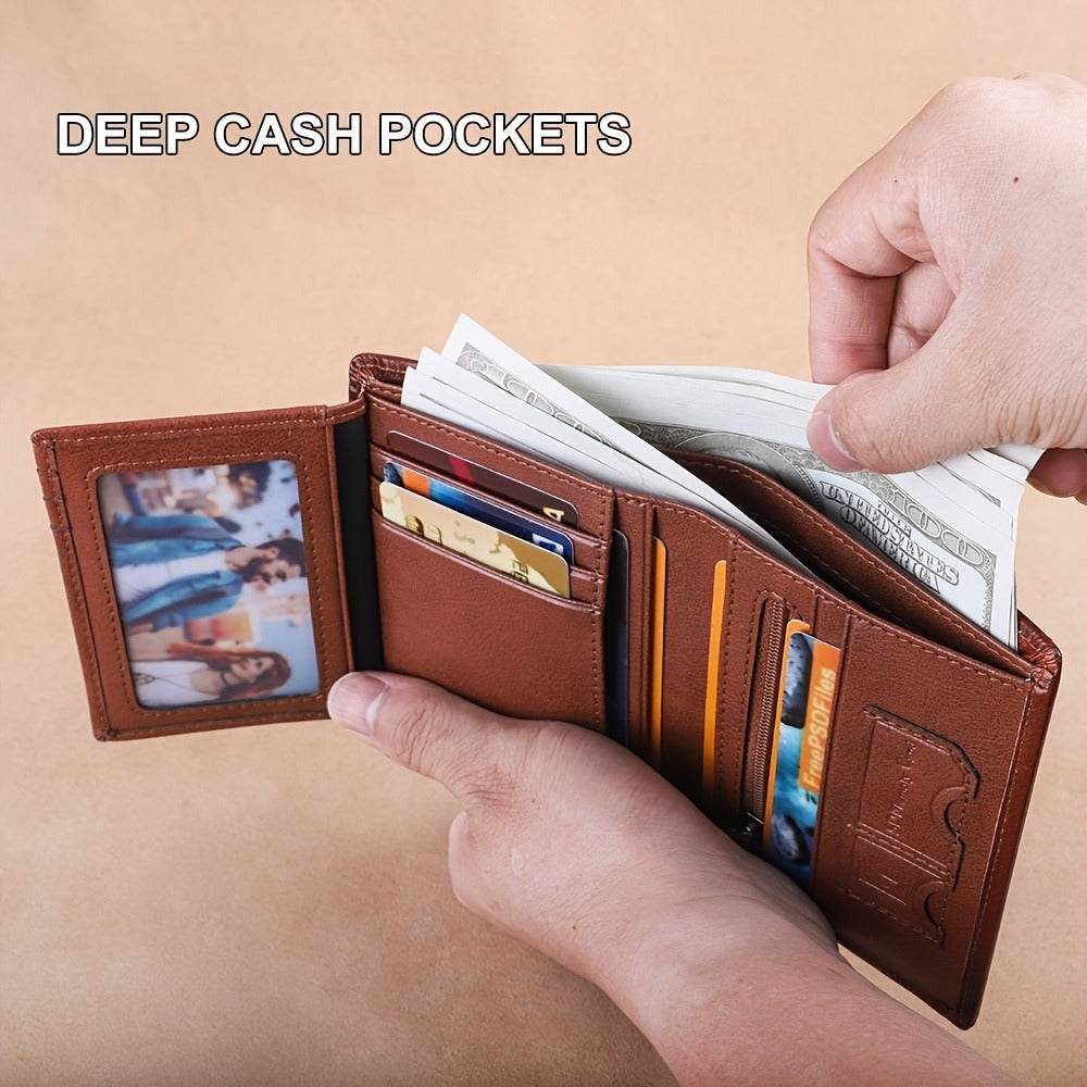 Women's Wallet – RFID Blocking, Card Slots Vintage Leather Rfid – detail view 5