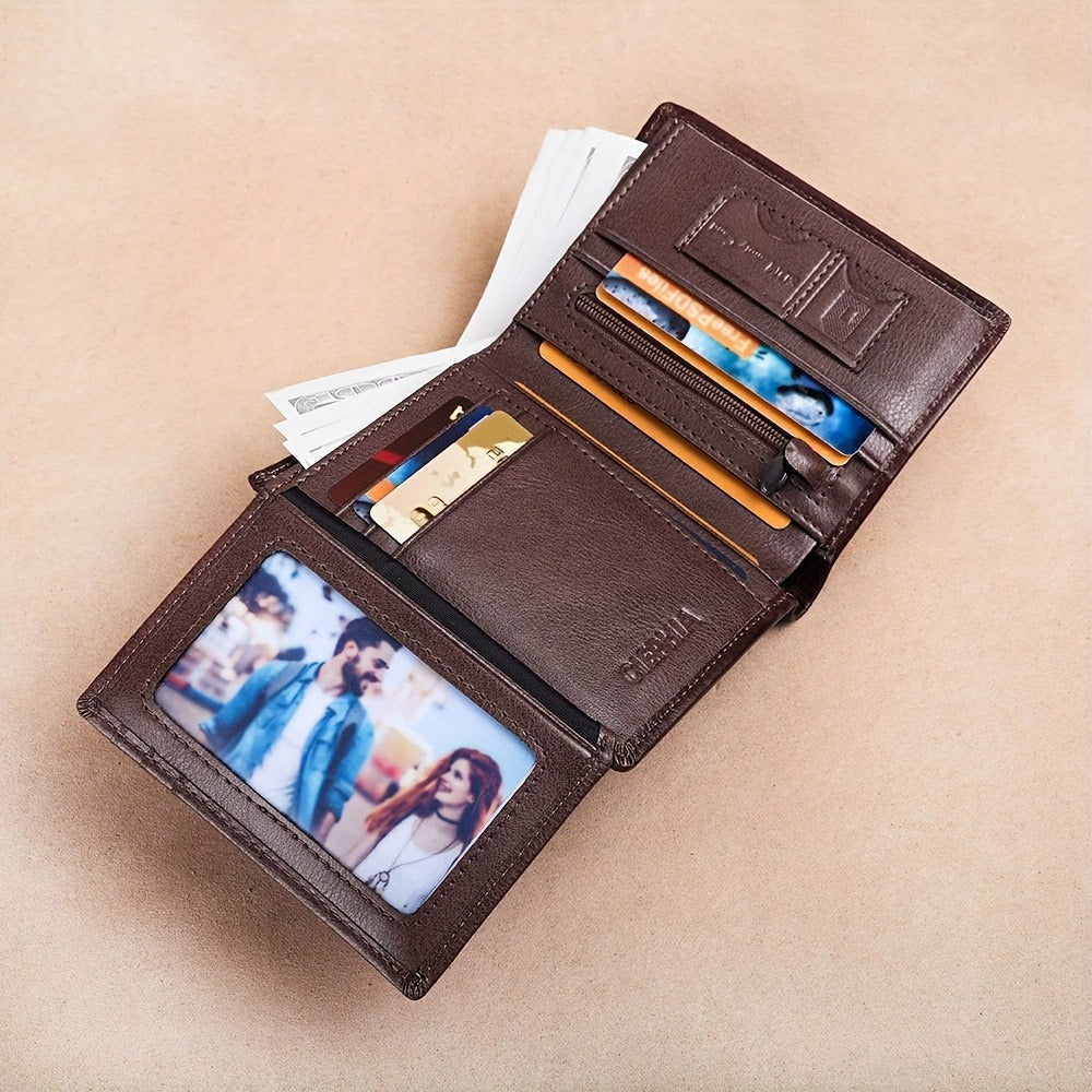 Women's Wallet – RFID Blocking, Card Slots Vintage Leather Rfid – detail view 6