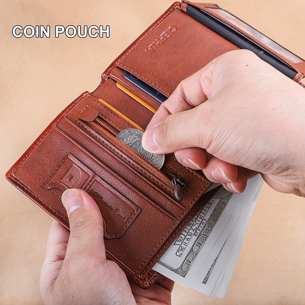 Women's Wallet – RFID Blocking, Card Slots Vintage Leather Rfid – detail view 7