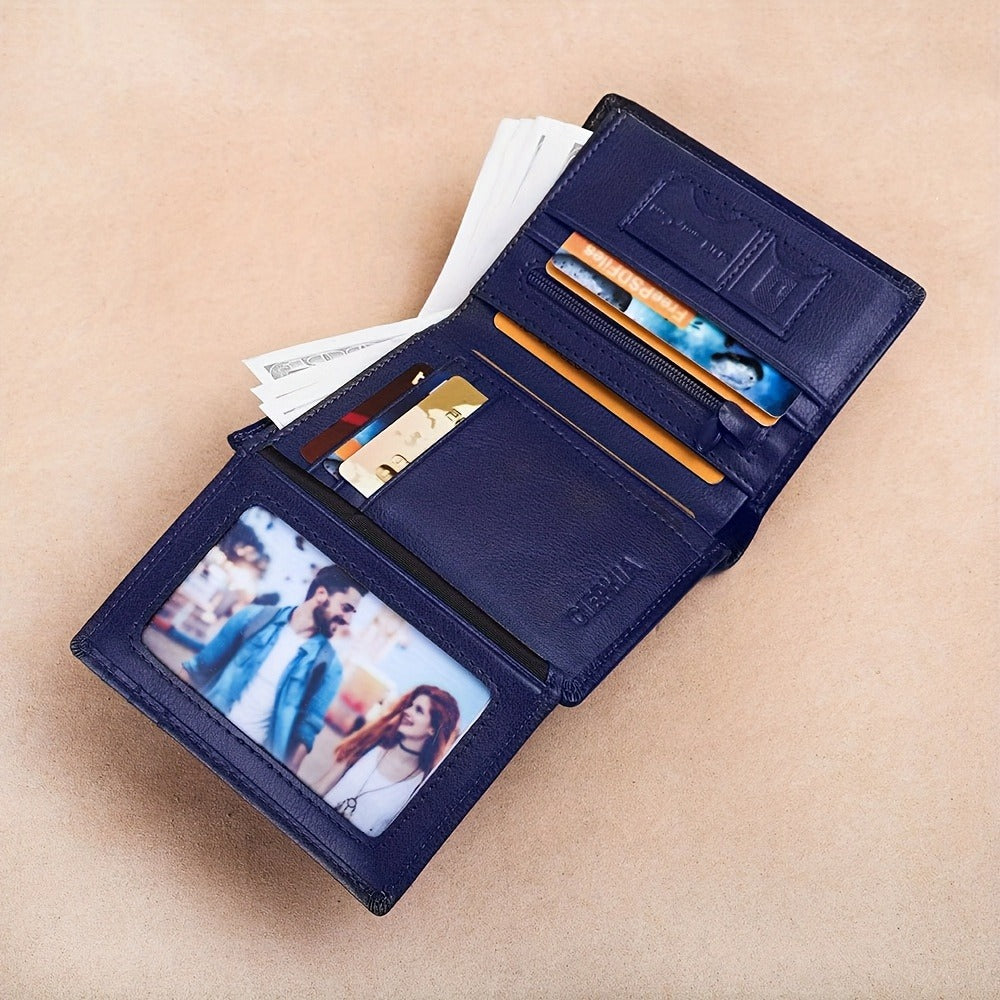Women's Wallet – RFID Blocking, Card Slots Vintage Leather Rfid – detail view 8