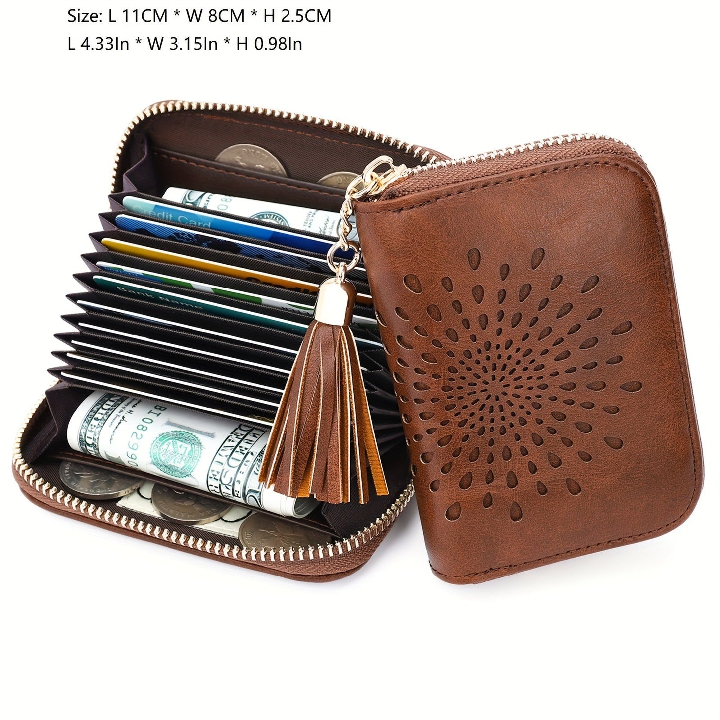 Women's Wallet – RFID Blocking, Clear – alternate view