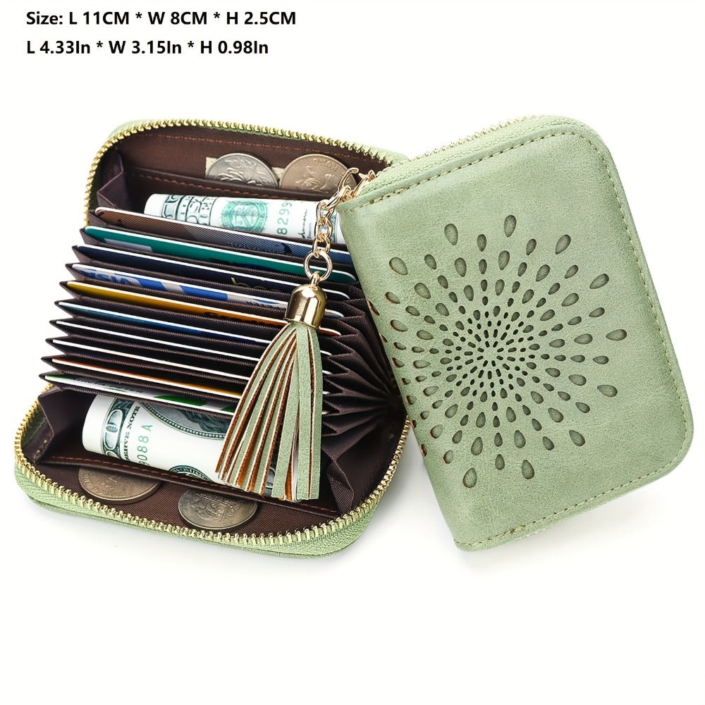 Women's Wallet – RFID Blocking, Clear – front view