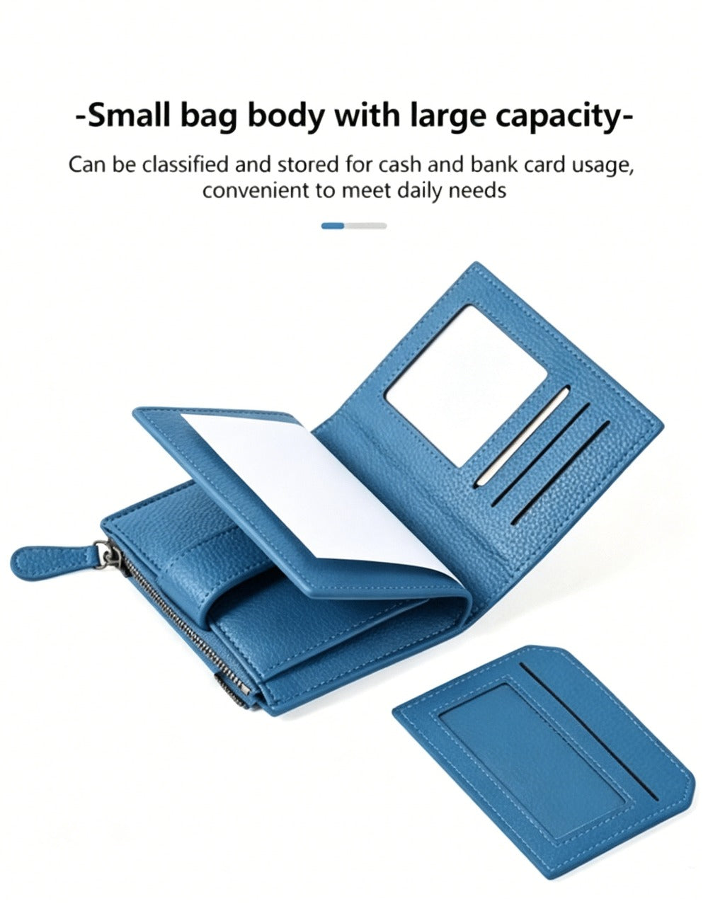 Women's Wallet – RFID Blocking, Rfid Blocking Bifold Slim Zipper – detail view 10