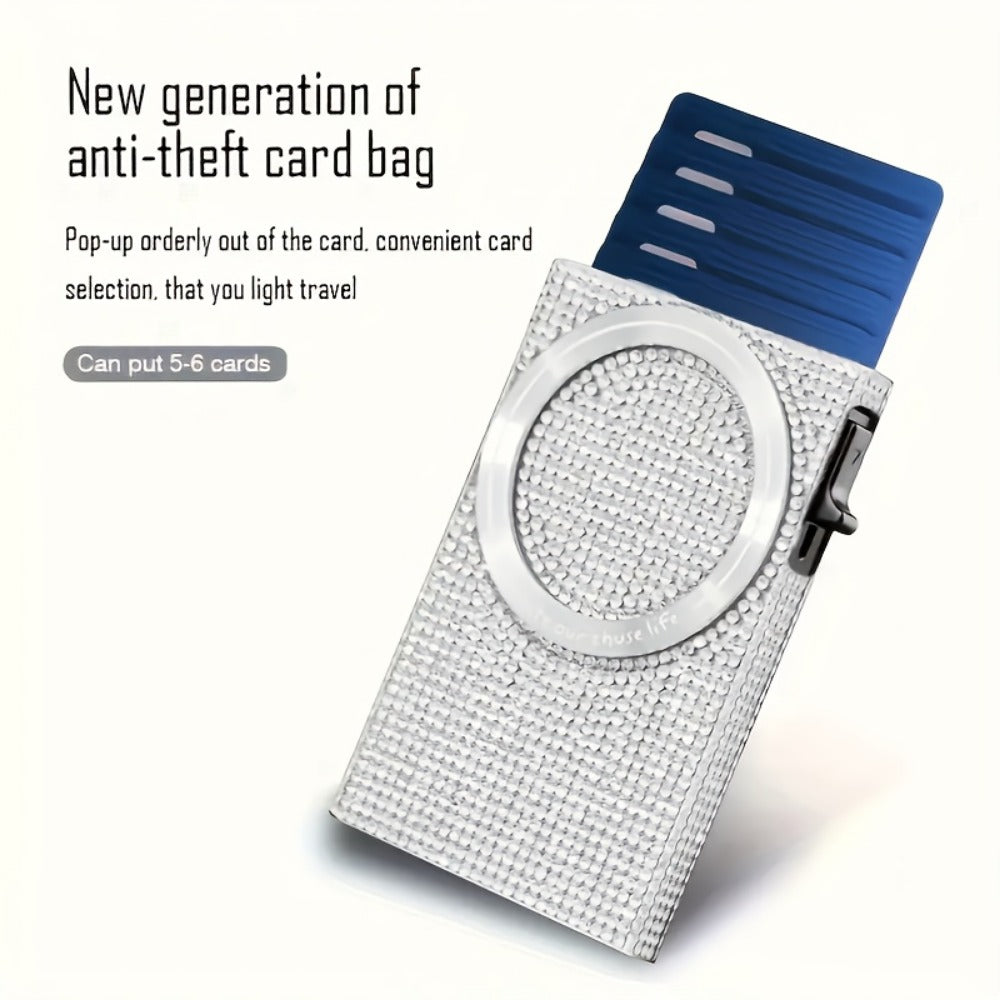 Women's Wallet – RFID Blocking, Rfid Blocking Diamond Pattern Magnetic – detail view 9