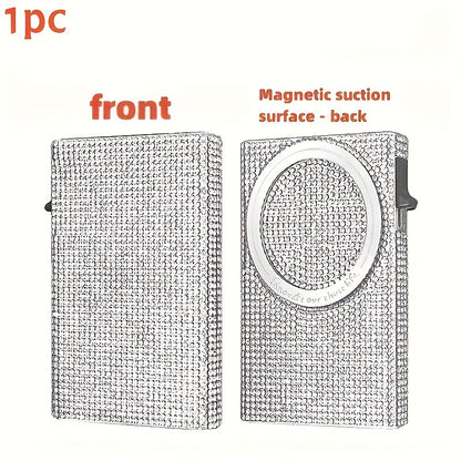 Women's Wallet – RFID Blocking, Rfid Blocking Diamond Pattern Magnetic – front view - product view 13