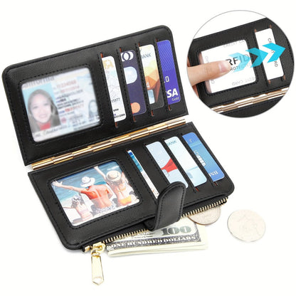 Women's Wallet – RFID Blocking, Slim Rfid Blocking Card Slots – detail view 11