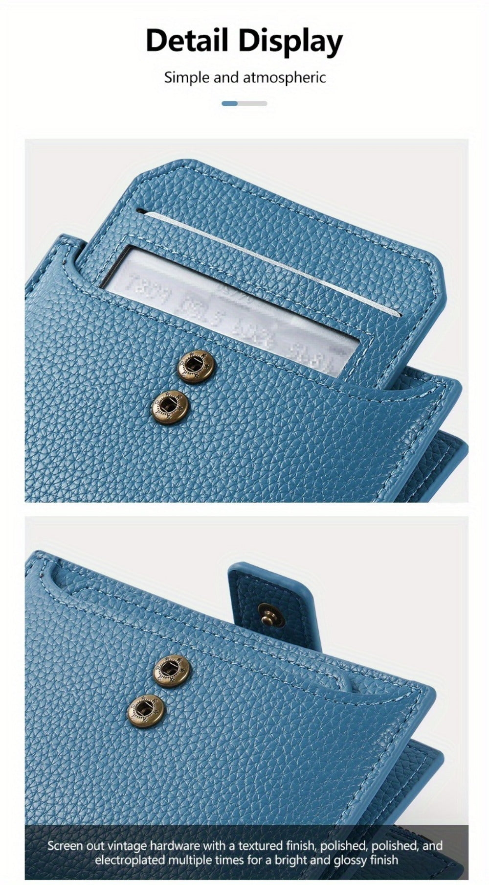 Women's Wallet – RFID Blocking, Compact, for Everyday Use – detail view 12