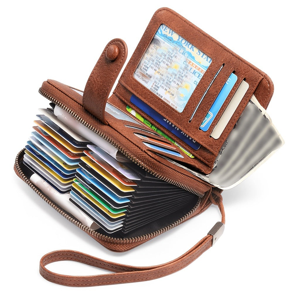 Women's Wallet – RFID Blocking, Large Capacity – front view