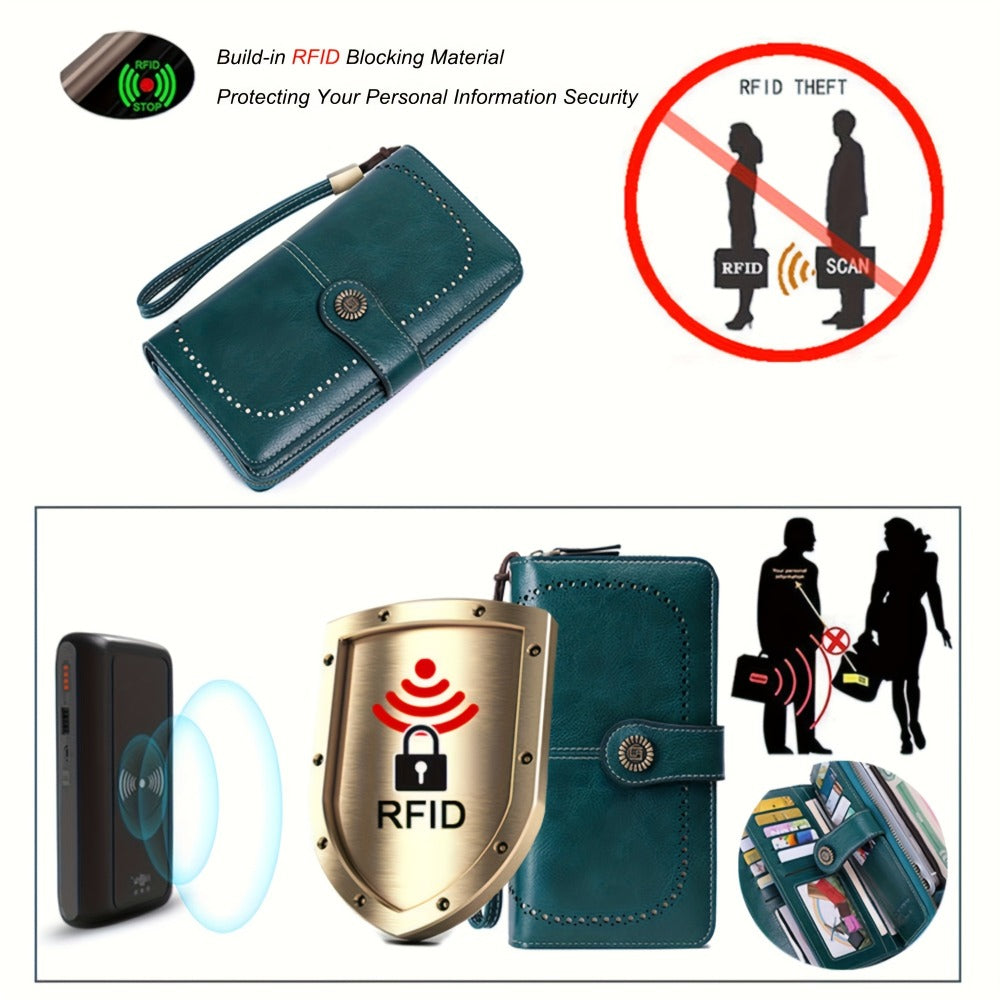 Women's Wallet – RFID Blocking, Large Capacity – detail view 23