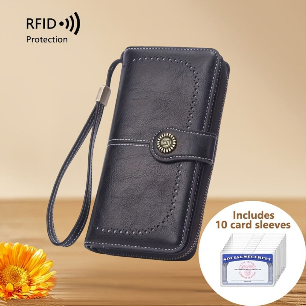 Women's Wallet – RFID Blocking, Large Capacity – detail view 9