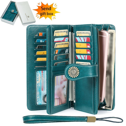 Women's Wallet – RFID Blocking, Large Capacity – front view