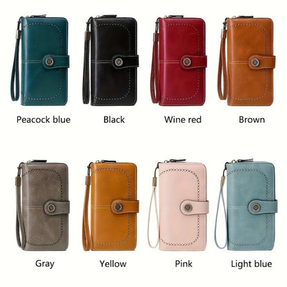 Women's Wallet – RFID Blocking, Large Capacity – front view