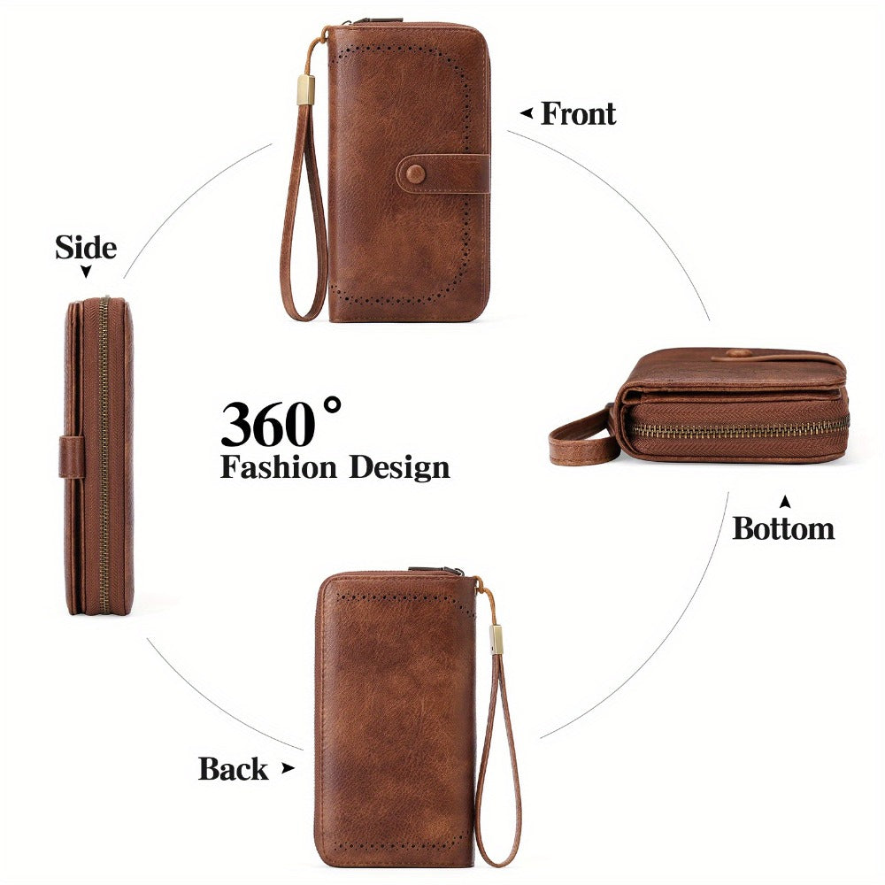 Women's Wallet – RFID Blocking, Large Capacity, Compact, for Travel – detail view 7