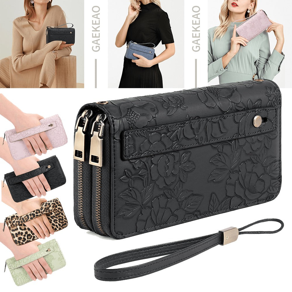 Women's Wallet – RFID Blocking, Large Capacity – front view