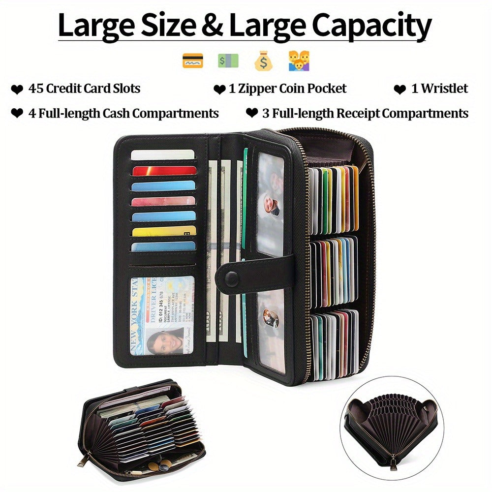 Women's Wallet – RFID Blocking, Large Capacity – detail view 14