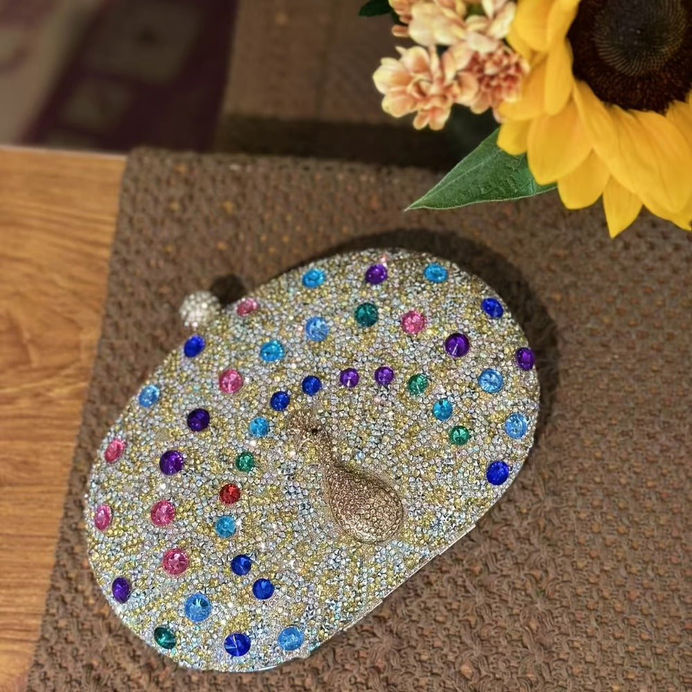 Women's Wallet – Rhinestone Clutch Round Clasp Evening – detail view 10